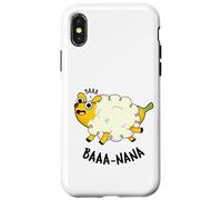 Baa-nana Funny Banana Juego de palabras Carcasa para iPhone X/XS