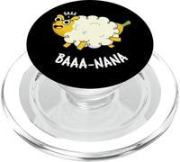 Baa-nana Funny Banana Juego de palabras PopSockets PopGrip para MagSafe