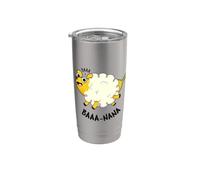 Baa-nana Funny Banana Juego de palabras Vaso térmico de acero inoxidable de doble pared