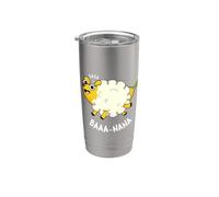 Baa-nana Funny Banana Juego de palabras Vaso térmico de acero inoxidable de doble pared