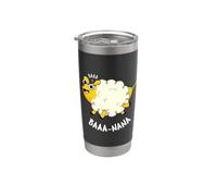 Baa-nana Funny Banana Juego de palabras Vaso térmico de acero inoxidable de doble pared