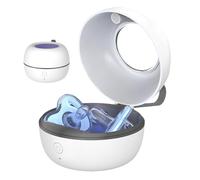 baabeash Esterilizador UV Chupetes - Portátil para tetinas y objetos | de viaje para padres, adolescentes y adultos guardería posicionadores ortodónticos