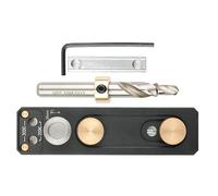 baabeash Guía De Taladro,Herramientas De Precisión Portátiles Y Robustas - Herramientas De Máscara Taladro Y Localizador De Agujeros | Para Taladrar Y Alinear En Metal Y Madera Carpintería Muebles