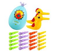 baabeash Juguete carpintero - Juguetes educativos pájaro para alimentar para primera infancia, hucha habilidades motoras finas para casa, escuela, viaje, niños y niñas