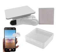 baabeash Lente de efecto espejo para teléfono - Espejos reflectantes para fotografía de smartphone - Accesorio giratorio para usuarios tecnológicos creadores de contenido social y expresión artística