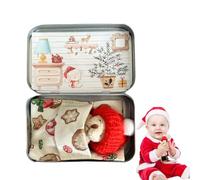 baabeash osito de bolsillo, abrazo osito de bolsillo | Juguete para muñecas de suave,Juego de tarjetas para abrazo con, muñeca de peluche para la fiesta de Navidad, suave