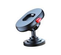 baabeash Soporte teléfono Coche Soporte Giratorio 360°, Amortiguador de Choque Auto GPS para camión Viaje Carretera Camping Coche Taxi