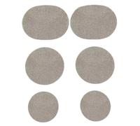 baabeash Tiritas para zapatos - 6 unidades adhesivo transpirable autoadhesivo para punta y lado, refuerzo interior para talón - Para trabajo, senderismo, correr, zapatillas, botas, punta y, gris