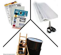 Baader Lámina de filtro solar AstroSolar 5.0 para telescopios incl. instrucciones de montaje y plantilla de corte 20x30cm