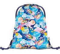Baagl Bolsa de deporte para guardería, bolsa de deporte para niños, niñas, bolsa de deporte para niños, bolsa de deporte, bolsa de zapatos, Estrellas