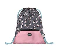 Baagl Bolsa de deporte para niñas - Bolsa impermeable para zapatos para niños - Escuela y guardería Bolsa de deporte, bolsa de deporte, panda, 34x42, Único