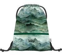 Baagl Bolsa de deporte para niñas - Bolsa impermeable para zapatos para niños - Escuela y jardín de infantes bolsa de deporte, bolsa de deporte, dino, Mellanstor/Large