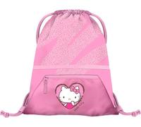 Baagl Bolsa de deporte para niñas - Bolsa impermeable para zapatos para niños - Escuela y jardín de infantes bolsa de deporte, bolsa de deporte, Hello Kitty Sweet Leopard, L, Diseñador