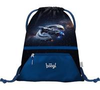 Baagl Bolsa de deporte para niñas - Bolsa impermeable para zapatos para niños - Escuela y jardín de infantes bolsa de deporte, bolsa de deporte, Space Ship, 46 cm