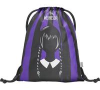 Baagl Bolsa de deporte para niñas y mujeres - Bolsa de zapatos, bolsa de deporte para escuela y guardería, mochila deportiva (Wednesday)