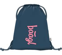 Baagl Bolsa de deporte para niñas y mujeres - Bolsa de zapatos, bolsa de deporte para escuela y guardería, mochila deportiva, Logo Rosa, L, Diseñador