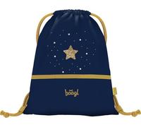 Baagl Bolsa de deporte para niñas y mujeres - Bolsa de zapatos, bolsa de deporte para escuela y guardería, mochila deportiva, Unicorn Gold, L, Diseñador