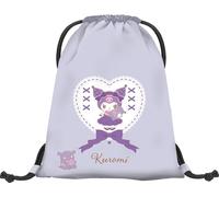 Baagl Bolsa de deporte para niñas y mujeres - Bolsa de zapatos, bolsa de deporte para escuela y guardería, mochila deportiva, Kuromi Sweet One, L, Diseñador