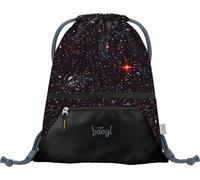 Baagl Bolsa de deporte para niño, bolsa impermeable para zapatos para niños, escuela y guardería, bolsa de deporte, mochila de gimnasio, Pixel Space, 1 cm x 36 cm x 46 cm