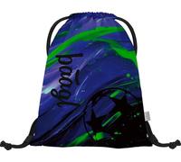 Baagl Bolsa de deporte para niño, bolsa impermeable para zapatos para niños, escuela y guardería, bolsa de deporte, mochila de gimnasio, Campeón de fútbol, L, Diseñador