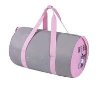 Baagl Bolsa de deporte para niños, niñas, niños y adolescentes, compacta, plegable, bolsa de viaje, bolsa para deporte, fútbol, ballet, escuela y ocio, 22 l, Kuromi Grey, Deportes