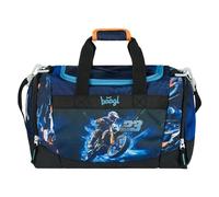 Baagl Bolsa de deporte para niños y niñas, bolsa de viaje para niños, bolsa de natación compacta y resistente para deportes, escuela y viajes, Moto, Bolsa de