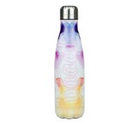 Baagl Botella de agua infantil para niñas, botella de acero inoxidable a prueba de fugas y termo, sin BPA, termo para escuela y excursiones, 500 ml (pintura)