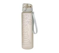 Baagl Botella de agua para niña a prueba de fugas, 1000 ml, para la escuela y el deporte, botella para niños, botella de bebida de Tritan, 1 l (mist)