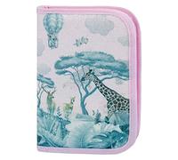 Baagl Estuche Escolar para Niños y Niñas - Estuche para Lápices, Bolígrafos y Accesorios Escolares, Color Beige, 20 x 15 x 3 cm