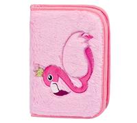 Baagl Estuche Escolar para Niños y Niñas, Flamingo, 20 x 15 x 3 cm