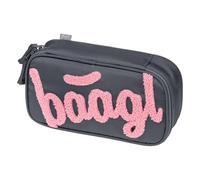 Baagl Estuche para niñas - Estuche escolar para artículos de papelería, estuche escolar, estuche para niños, estuche escolar, Logo Rosa, M, Colorido, divertido, moderno, práctico