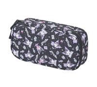 Baagl Estuche para niñas - Estuche escolar para artículos de papelería, estuche escolar, estuche para niños, estuche escolar, Kuromi Black, Colorido, divertido, moderno, práctico
