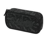 Baagl Estuche para niñas - Estuche escolar para artículos de papelería, estuche escolar, estuche para niños, estuche escolar, Batman Black, 23 x 12 x 5 cm, Colorido, divertido, moderno, práctico