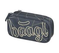 Baagl Estuche para niñas - Estuche escolar para artículos de papelería, estuche escolar, estuche para niños, estuche escolar, Ola, 23 x 12 x 5 cm, Colorido, divertido, moderno, práctico