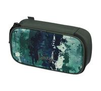 Baagl Estuche para niñas - Estuche escolar para artículos de papelería, estuche escolar, estuche para niños, estuche escolar, Skate Forest, 23 x 12 x 5 cm, Colorido, divertido, moderno, práctico