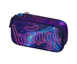 Baagl Estuche para niñas - Estuche escolar para artículos de papelería, estuche escolar, estuche para niños, estuche escolar, Nova, 23 x 12 x 5 cm, Colorido, divertido, moderno, práctico
