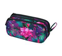 Baagl Estuche para niñas, niños, estuche escolar, estuche con 3 compartimentos, estuche para adolescentes y niños, paradise, Estuche