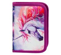 Baagl Estuche para niñas - Estuche escolar, estuche para lápices, estuche para artículos de papelería, estuche, estuche escolar (unicornio real)