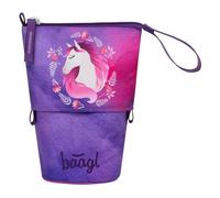 Baagl Estuche para niños y niñas - Estuche para lápices para niños - Estuche para la escuela - Estuche resistente y estuche con compartimento secreto - Estuche de pie, caballo, Colorido, divertido
