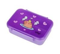 Baagl Fiambrera para niña para escuela, fiambrera con compartimentos, fiambrera para niños, guardería, fiambreras con compartimentos separadores, fiambreras, fiambreras, fiambreras, fiambreras