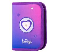 Baagl Minecraft - Estuche escolar para niños y niñas, corazón, 20 x 15 x 3 cm, Estuche para lápices