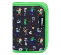 Baagl Minecraft - Estuche escolar para niños y niñas, Minecraft, 20 x 9 x 7 cm, Estuche para lápices