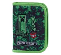 Baagl Minecraft - Estuche escolar para niños y niñas, Minecraft Boom, Kompakt, Colorido, divertido, moderno, práctico