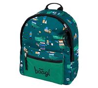 Baagl Mochila de jardín de infancia para niños y niñas, mochila de guardería, mochila para bebés pequeña, mochila infantil con correa de pecho, cocodrilo