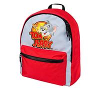 Baagl Mochila de jardín de infancia para niños y niñas, mochila de guardería, mochila para bebés pequeña, mochila infantil con correa de pecho, Tom & Jerry