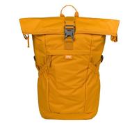 Baagl Mochila enrollable para hombre y mujer, impermeable, con compartimento para portátil, ergonómica, para trabajo, universidad, ciudad y ocio, mochila moderna con ruedas, 29 l, amarillo, L