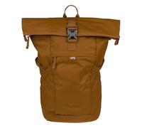 Baagl Mochila enrollable para hombre y mujer, impermeable, con compartimento para portátil, ergonómica, para trabajo, universidad, ciudad y ocio, mochila moderna con ruedas, 29 l, caramelo, L