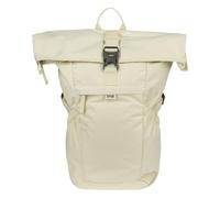 Baagl Mochila enrollable para hombre y mujer, impermeable, con compartimento para portátil, ergonómica, para trabajo, universidad, ciudad y ocio, mochila moderna con ruedas, 29 l, beige, L