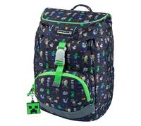 Baagl Mochila escolar para niños y niñas de 1ª clase, mochila escolar ultraligera, mochila escolar, mochila escolar, mochila escolar, Minecraft, 24 × 36 × 20 cm