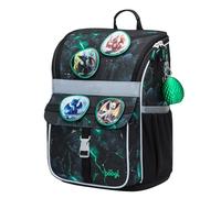 Baagl Mochila escolar para niña de 1ª clase, mochila escolar ergonómica para niños, mochila escolar con correa para el pecho, mochila escolar primaria, Dragón., De tamaño mediano, Diseñador